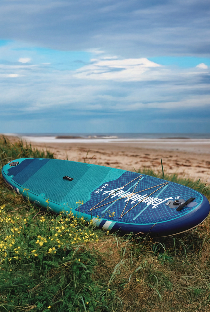 Aquaplanet PACE 10’6″ Inflatable Paddle Board Package - Lagoon