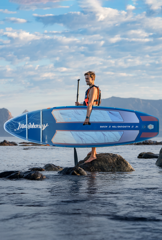 Aquaplanet ALLROUND TEN 10' Inflatable Paddle Board Package - Azure