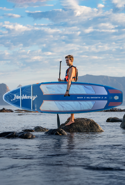 Aquaplanet ALLROUND TEN 10' Inflatable Paddle Board Package - Azure