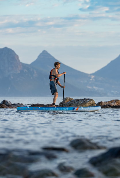 Aquaplanet ALLROUND TEN 10' Inflatable Paddle Board Package - Azure