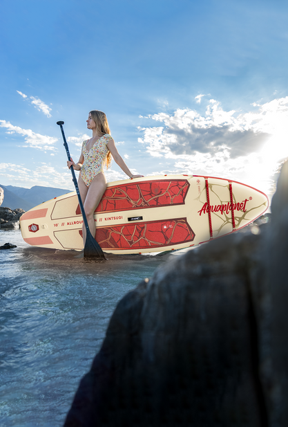 Aquaplanet ALLROUND TEN 10' Inflatable Paddle Board Package - Kintsugi
