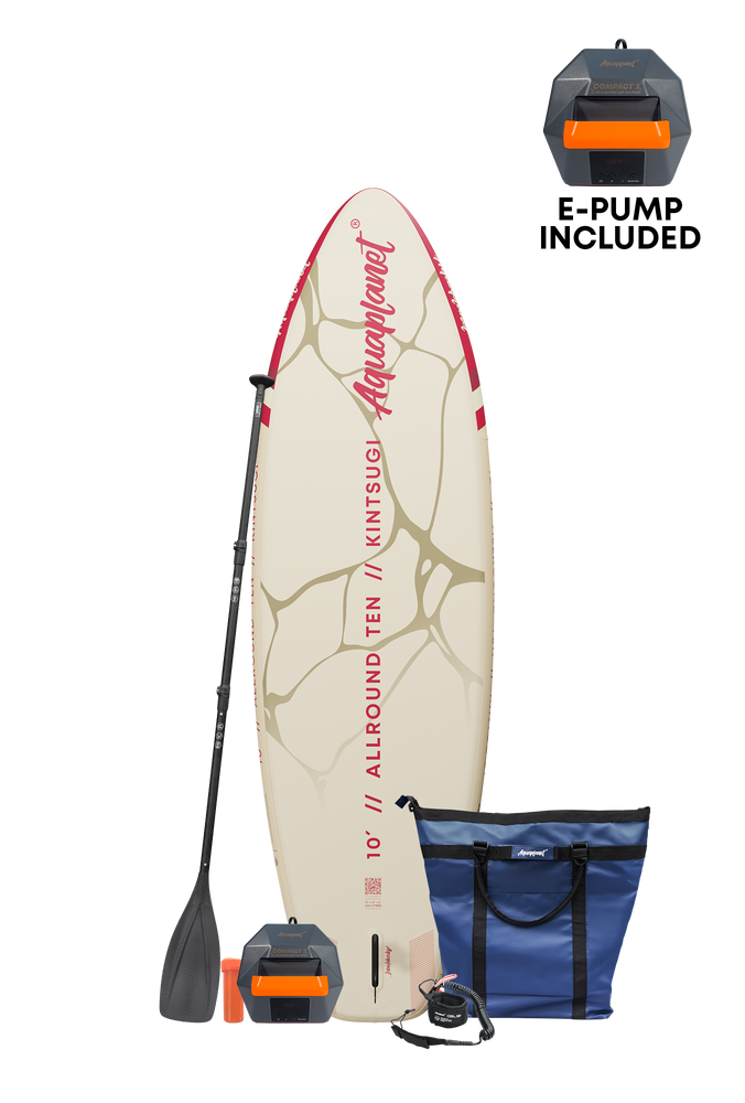 Aquaplanet ALLROUND TEN 10' Inflatable Paddle Board Package - Kintsugi