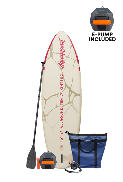Aquaplanet ALLROUND TEN 10' Inflatable Paddle Board Package - Kintsugi