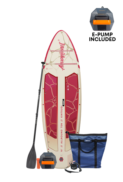 Aquaplanet ALLROUND TEN 10' Inflatable Paddle Board Package - Kintsugi