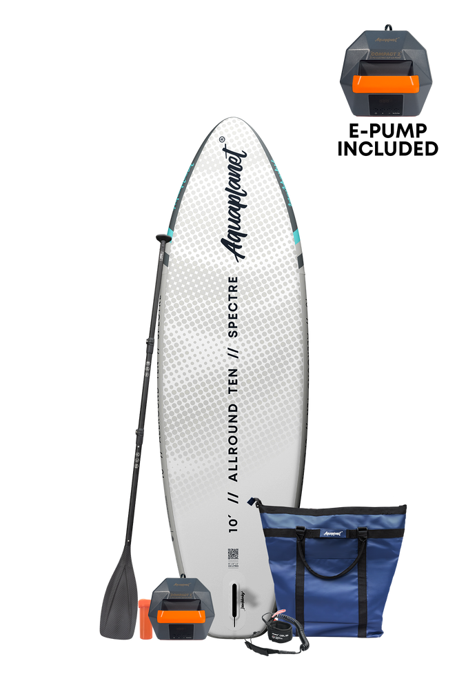 Aquaplanet ALLROUND TEN 10' Inflatable Paddle Board Package - Spectre