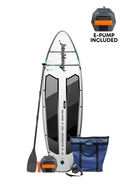 Aquaplanet ALLROUND TEN 10' Inflatable Paddle Board Package - Spectre
