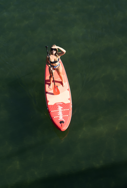 Aquaplanet PACE 10’6″ Inflatable Paddle Board Package - Coral