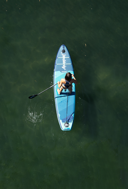 Aquaplanet PACE 10’6″ Inflatable Paddle Board Package - Lagoon