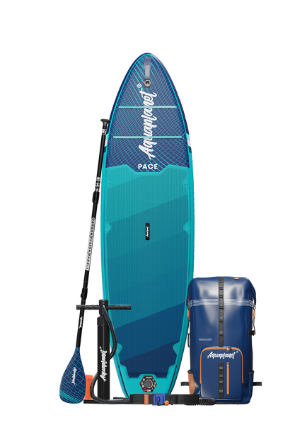 Aquaplanet PACE 10’6″ Inflatable Paddle Board Package - Lagoon