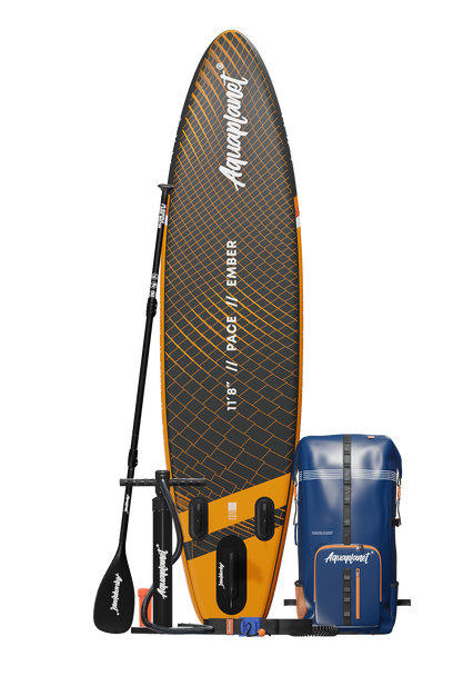 Aquaplanet PACE 11'8" Inflatable Paddle Board Package - Ember