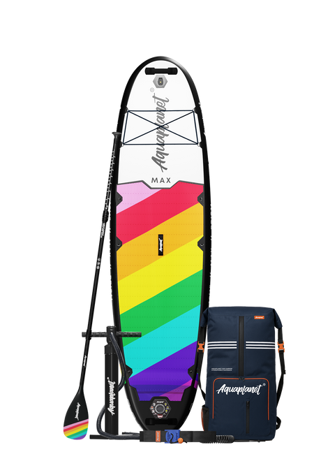 Aquaplanet MAX 10’6″ Inflatable Paddle Board Package - Prism