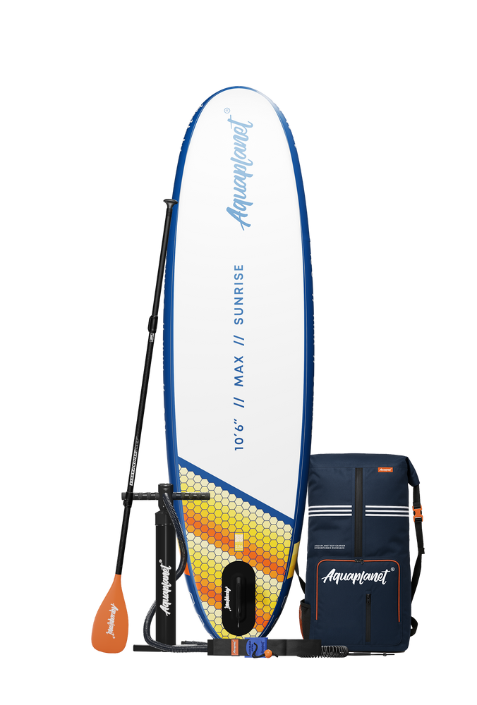 Aquaplanet MAX 10’6″ Inflatable Paddle Board Package - Sunrise