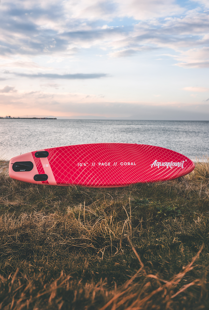 Aquaplanet PACE 10’6″ Inflatable Paddle Board Package - Coral