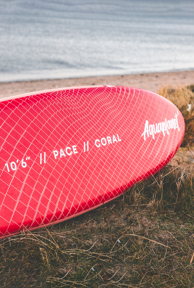 Aquaplanet PACE 10’6″ Inflatable Paddle Board Package - Coral