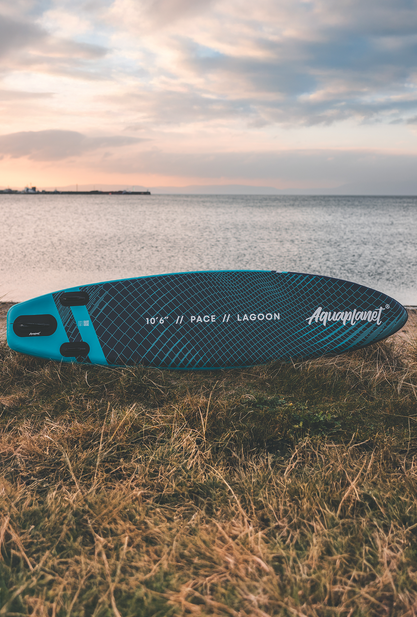 Aquaplanet PACE 10’6″ Inflatable Paddle Board Package - Lagoon