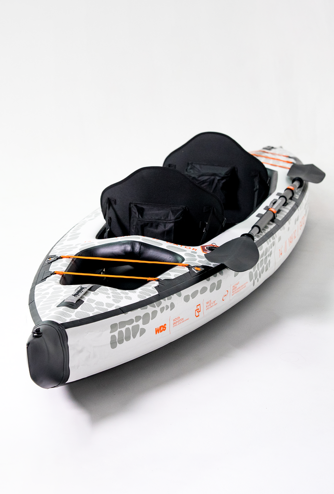 Aquaplanet YAK X2 Inflatable Dropstitch Kayak Package - 14' Two Person