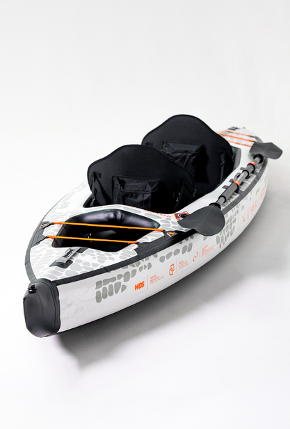 Aquaplanet YAK X2 Inflatable Dropstitch Kayak Package - 14' Two Person