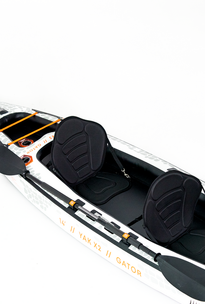 Aquaplanet YAK X2 Inflatable Dropstitch Kayak Package - 14' Two Person