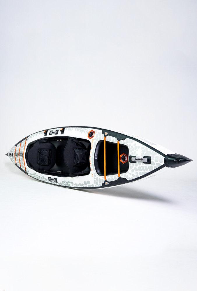 Aquaplanet YAK X2 Inflatable Dropstitch Kayak Package - 14' Two Person