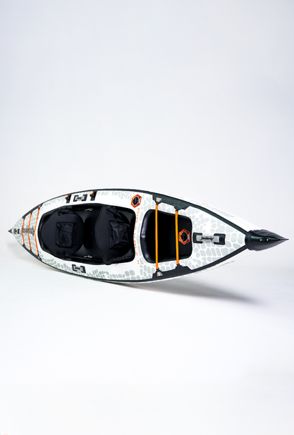 Aquaplanet YAK X2 Inflatable Dropstitch Kayak Package - 14' Two Person