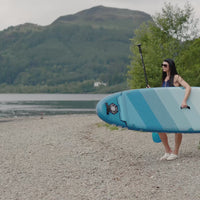 Aquaplanet MAX 10’6″ Inflatable Paddle Board Package - Glacier