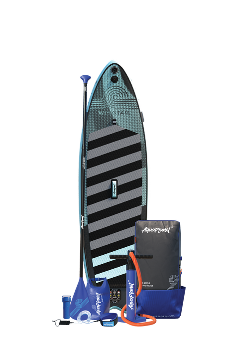 Aquaplanet WINGTAIL 9' Inflatable SURF & SUP Paddle Board Package