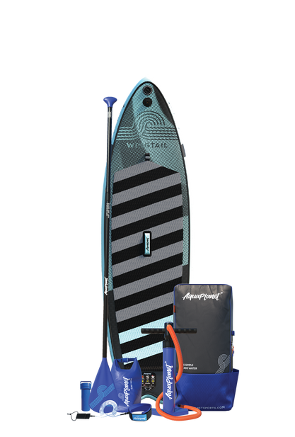 Aquaplanet WINGTAIL 9' Inflatable SURF & SUP Paddle Board Package