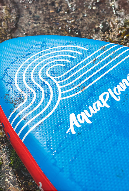 Aquaplanet PACE 10’6″ Inflatable Paddle Board Package - Red/Blue