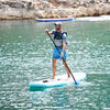 Aquaplanet ROCKIT 10’2" Inflatable Paddle Board/Kayak Package - Blue
