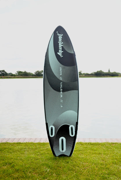 Aquaplanet WINGTAIL 9' Inflatable SURF & SUP Paddle Board Package